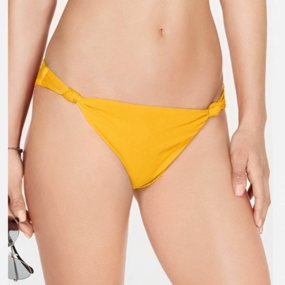 Bar Iii Like It or Knot Hipster Ribbed Bikini Bottom
